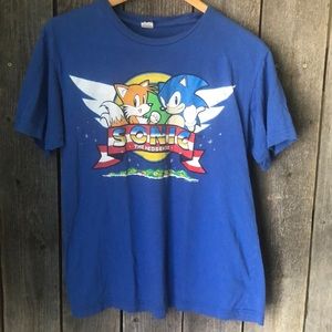 Royal blue sonic the hedgehog vintage tee medium